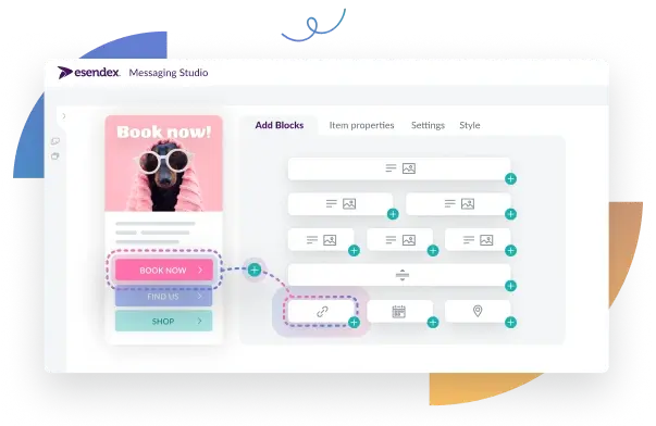 Example of an SMS landing page