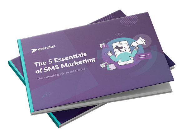 SMS Marketing guide image with the title 'The 5 Essentials of SMS Marketing