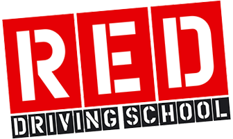 red driving school logo