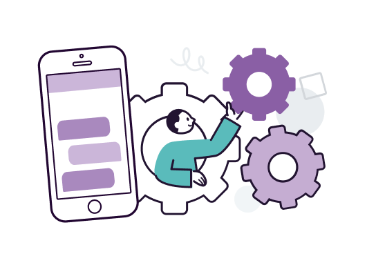 automated mobile messaging to improve customer experience