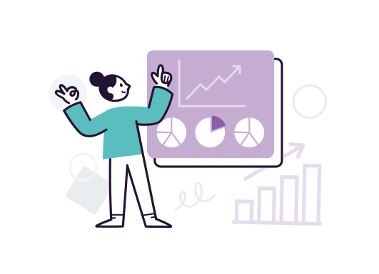 graph trending positively to represent an improvement in customer experience and satisfaction